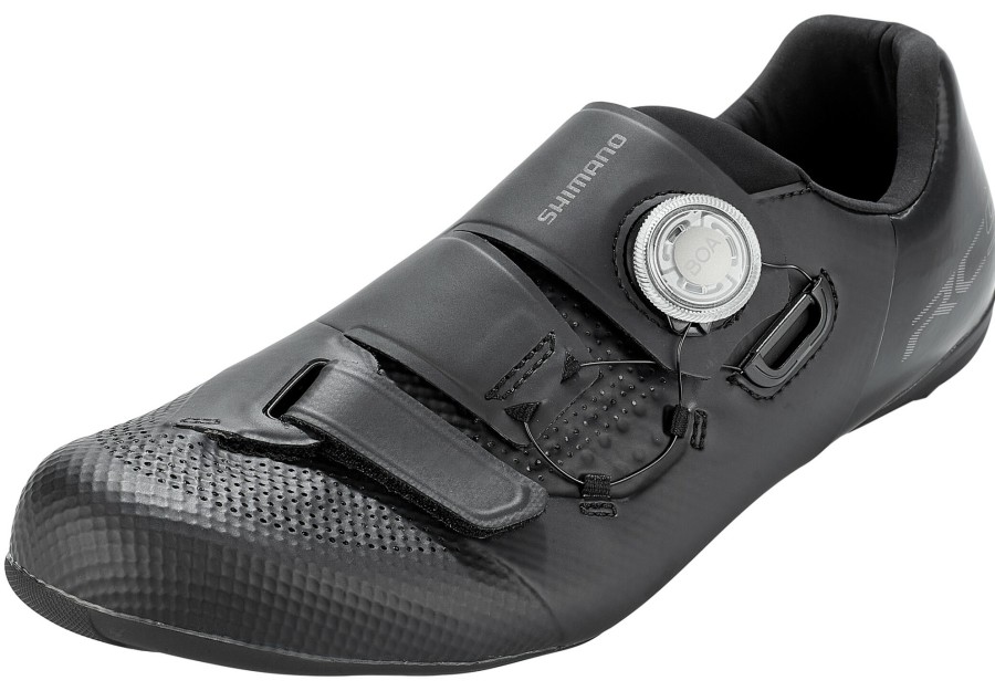 Rennradschuhe | Shimano Shimano Sh-Rc502 Schuhe Weit Schwarz