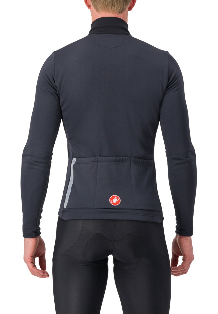 Trikots Langarm | Castelli Castelli Entrata Thermal Langarm Trikot Herren Schwarz