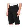 Kinderhosen | 1 100% Ridecamp Shorts Jugend Schwarz