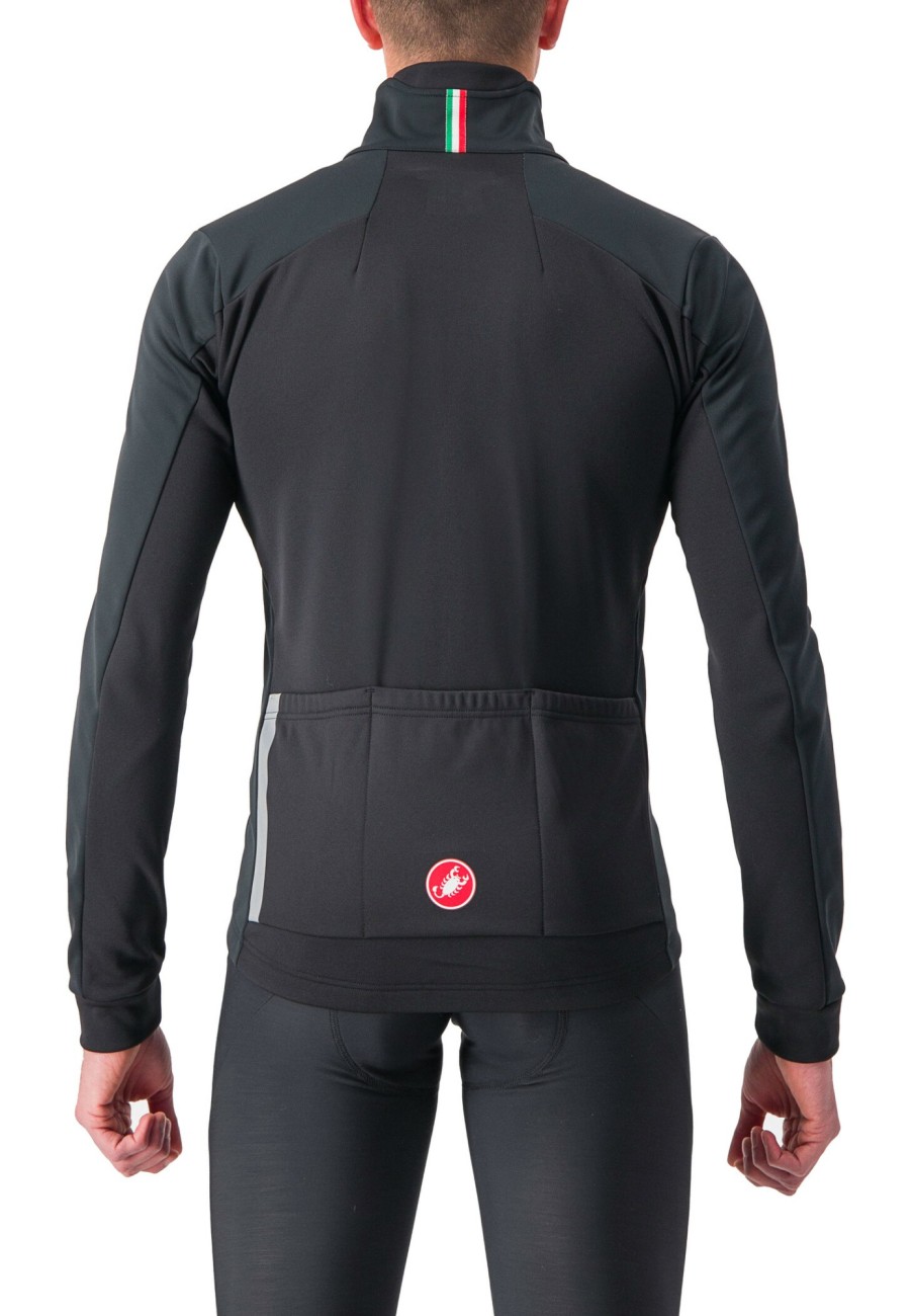 Rennradjacken | Castelli Castelli Entrata Jacke Herren Schwarz