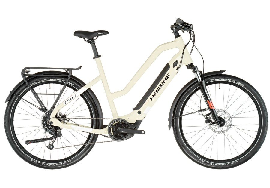 E-Bikes Trekking | HAIBIKE Haibike Trekking 4 Trapez Beige