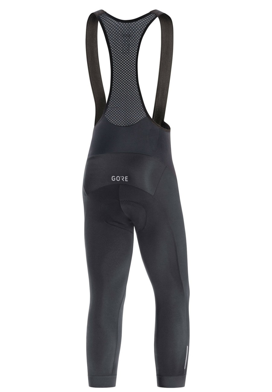 Rennradhosen | GOREWEAR Gorewear C3 3/4 Bib Tights+ Herren Schwarz