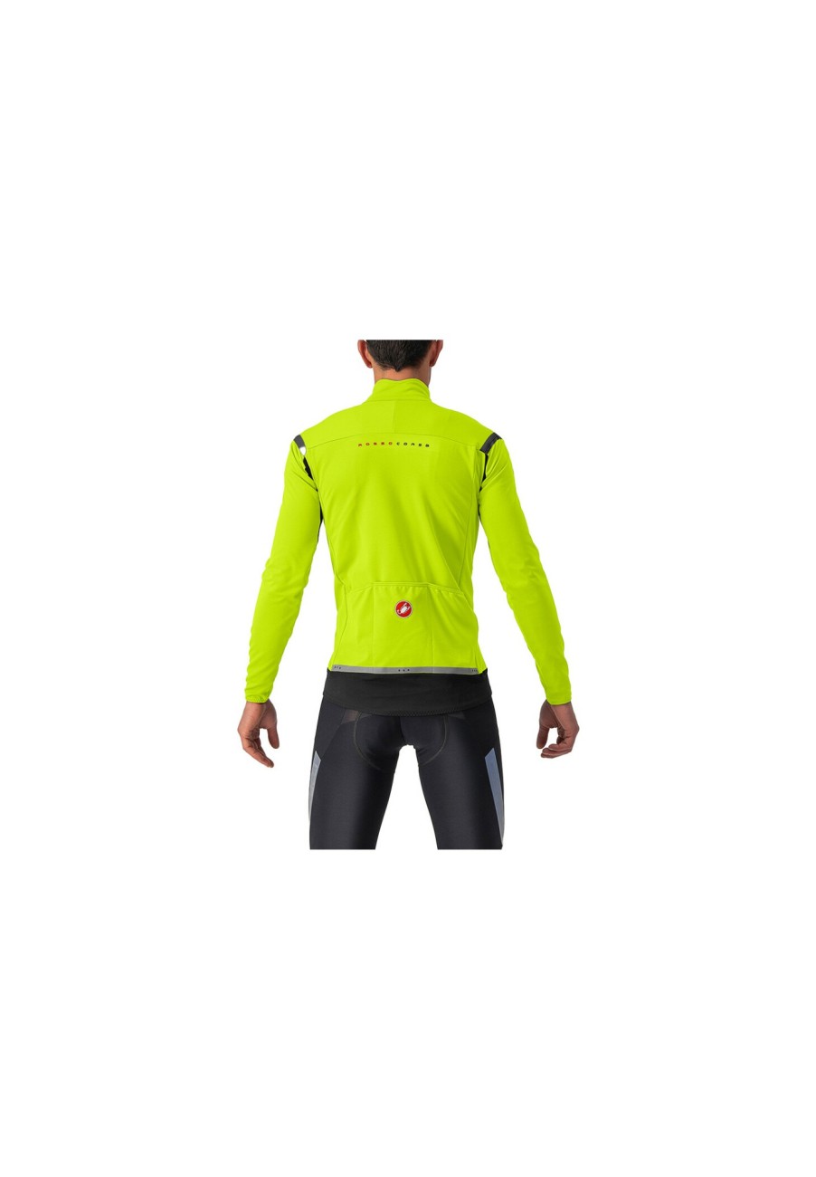 Rennradjacken | Castelli Castelli Perfetto Ros 2 Jacke Herren Gelb