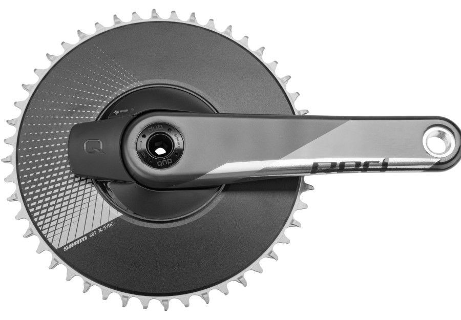 Leistungsmesser | SRAM Sram Red Axs Quarq D1 Powermeter Kurbelgarnitur 48 Zahne Dub Schwarz