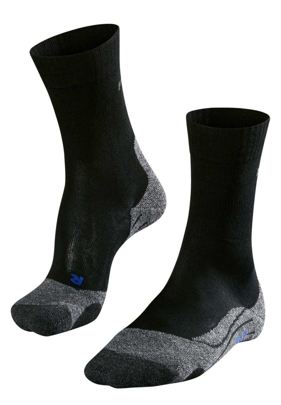 Socken | Falke Falke Tk2 Cool Trekking Socken Damen Schwarz/Grau