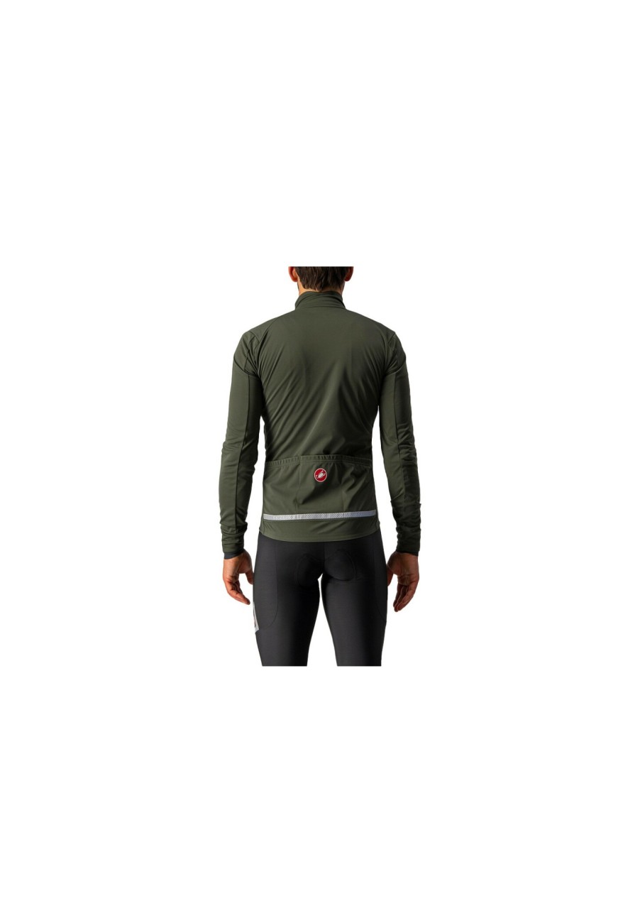 Rennradjacken | Castelli Castelli Go Jacke Herren Oliv