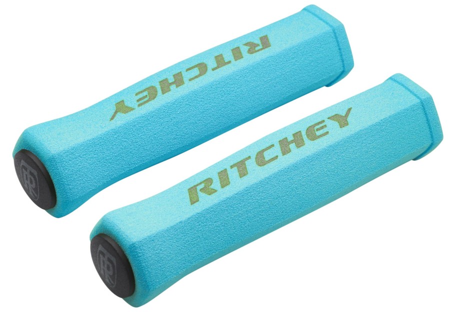 Lenker & Griffe | Ritchey Ritchey Wcs True Grip Griffe Blau/Turkis