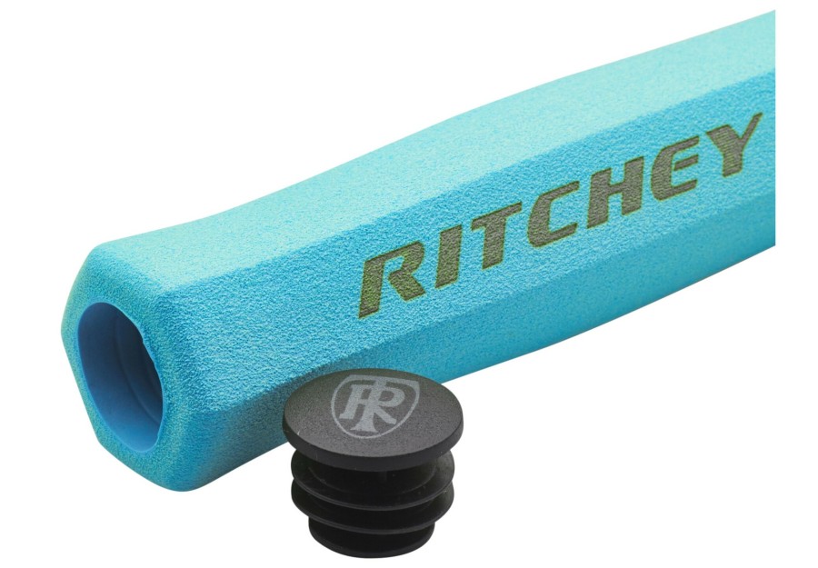 Lenker & Griffe | Ritchey Ritchey Wcs True Grip Griffe Blau/Turkis