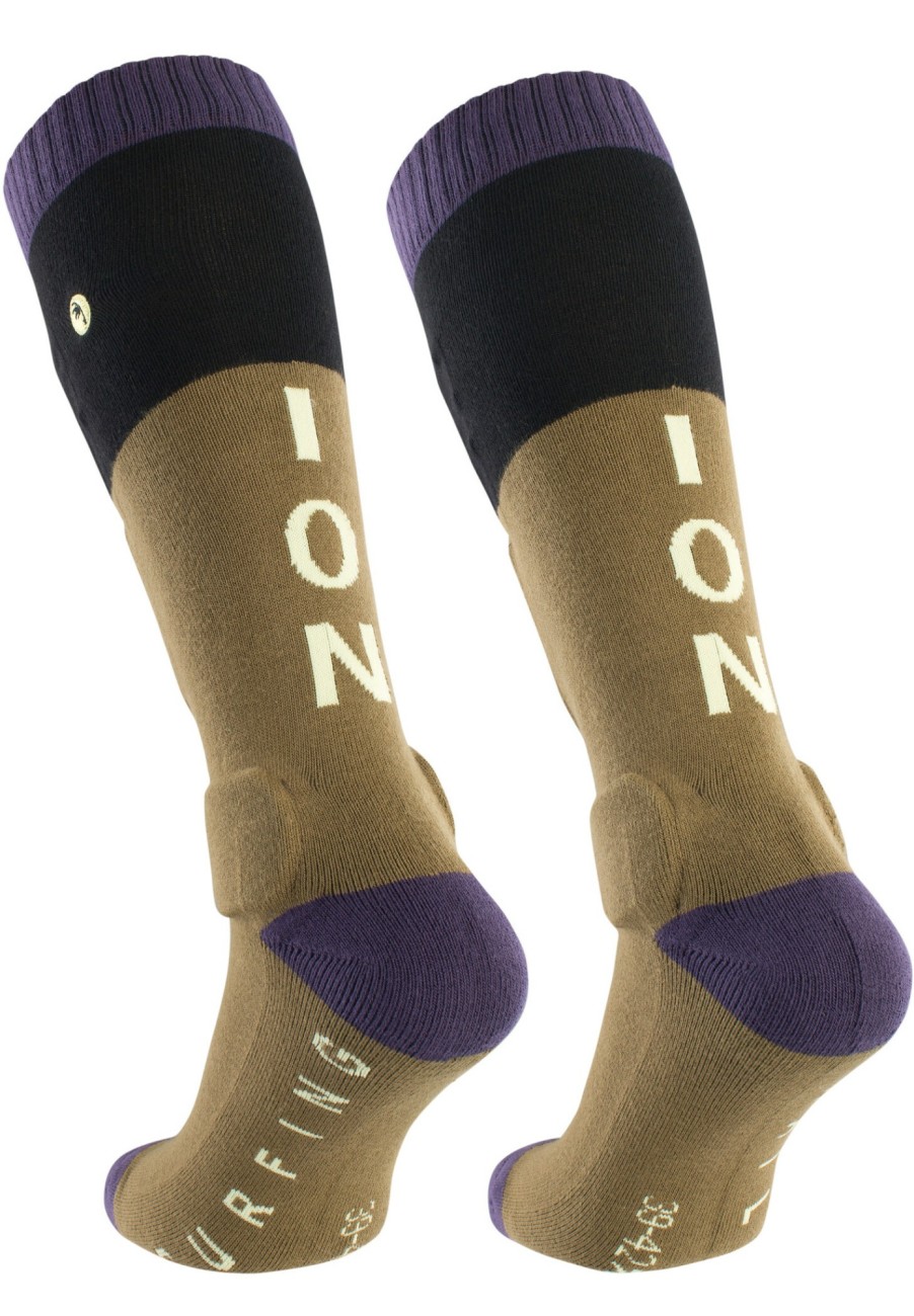 Socken | ION Ion Shin Pads Schienbeinschoner-Socken Gelb/Schwarz