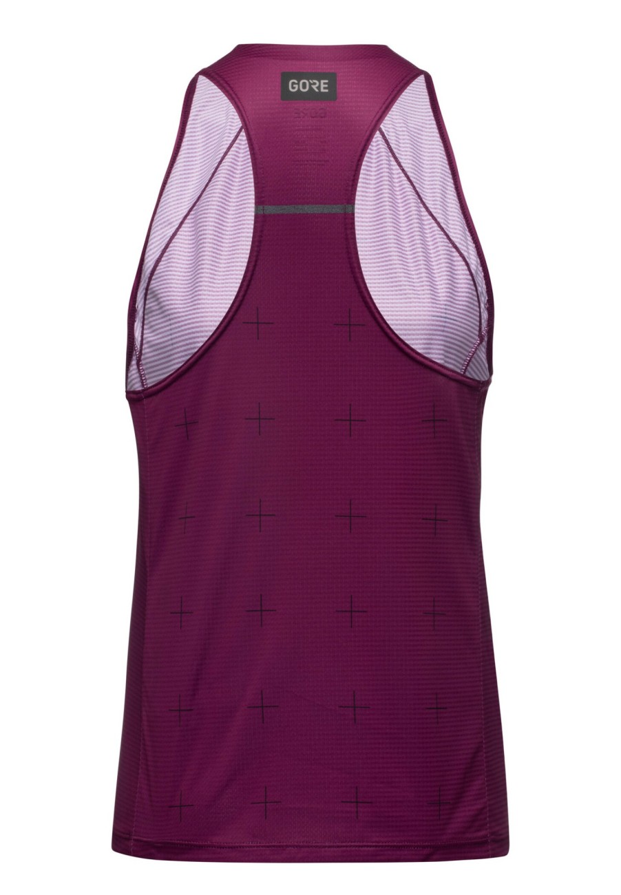 Laufbekleidung | GOREWEAR Gorewear Contest Daily Singlet Damen Lila