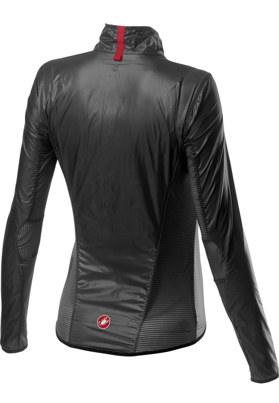 Rennradjacken | Castelli Castelli Aria Shell Jacke Damen Schwarz