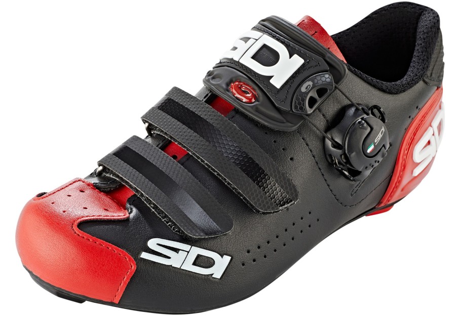 Gravel-Schuhe | Sidi Sidi Alba 2 Schuhe Herren Schwarz/Rot