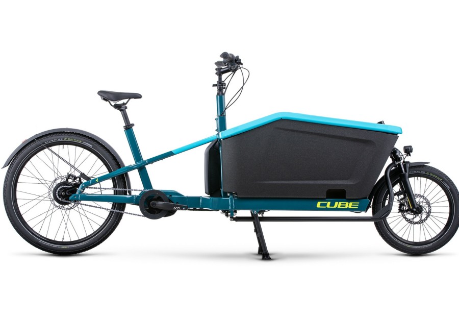 E-Lastenfahrrader | Cube Cube Cargo Dual Hybrid 1000 Petrol/Schwarz