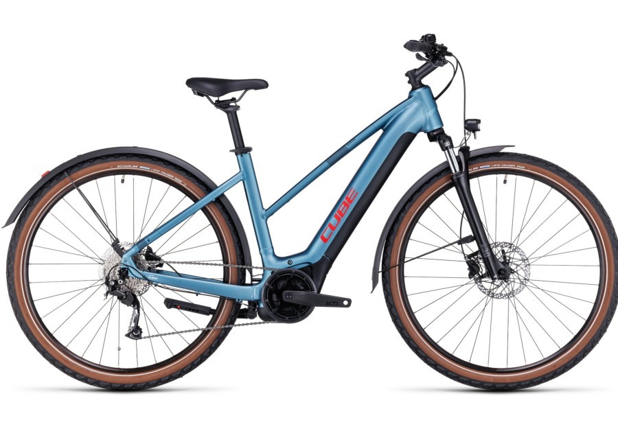 E-Bikes Trekking | Cube Cube Nuride Hybrid Performance 500 Allroad Trapez