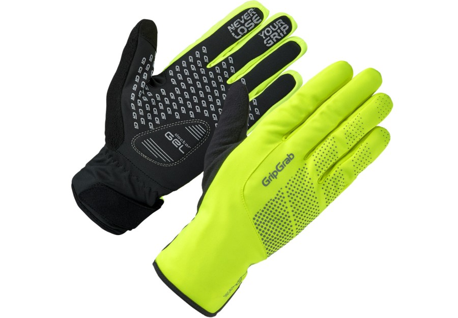 Handschuhe | GripGrab Gripgrab Ride Hi-Vis Wasserdichte Winterhandschuhe Gelb