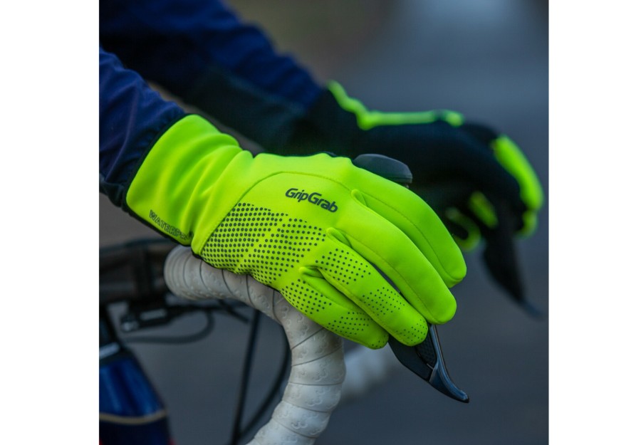 Handschuhe | GripGrab Gripgrab Ride Hi-Vis Wasserdichte Winterhandschuhe Gelb