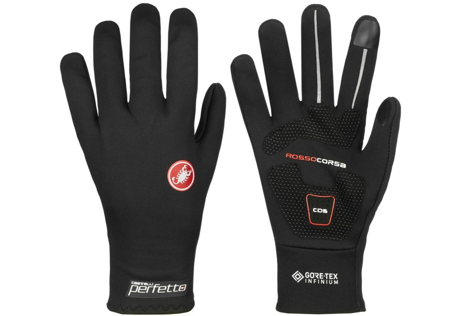 Handschuhe | Castelli Castelli Perfetto Ros Handschuhe Schwarz