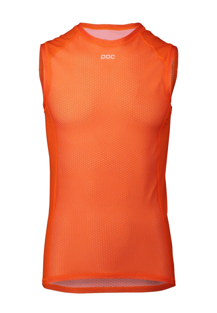 Armellose Shirts | POC Poc Essential Layer Weste Herren Orange