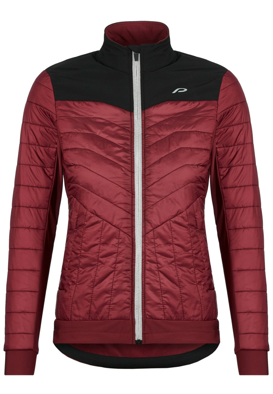 Mtb Jacken | Protective Protective P-Attitude Hybrid Jacke Damen Rot