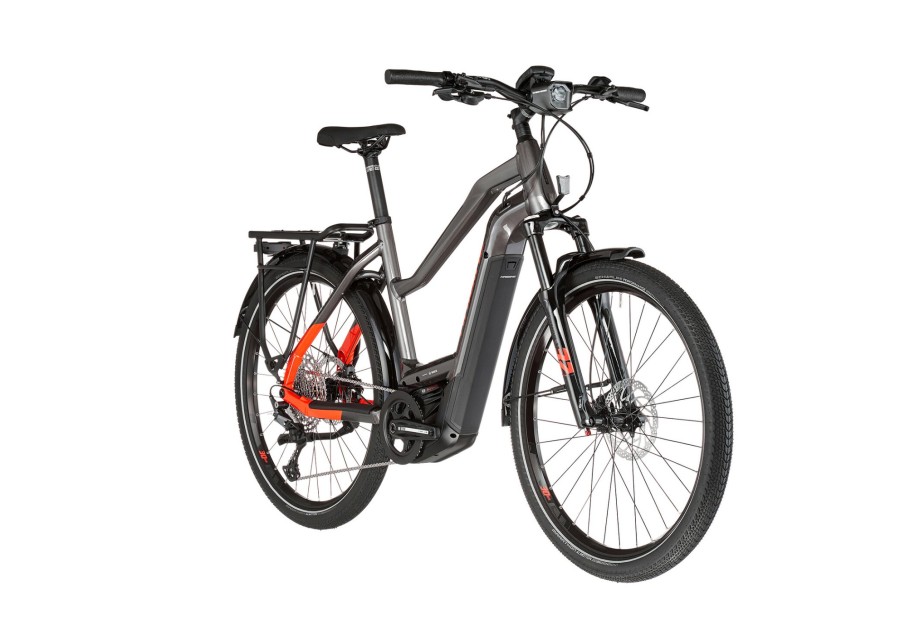 E-Bikes Trekking | HAIBIKE Haibike Trekking 9 Trapez Grau