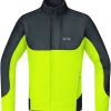 Windjacken | GOREWEAR Gorewear C5 Gore Windstopper Thermo Trail Jacke Herren Gelb/Schwarz