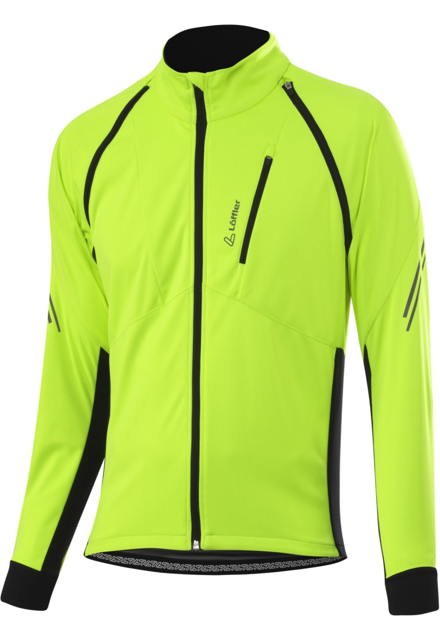 Windjacken | Löffler Loffler San Remo 2 Ws Light Zip-Off Fahrrad Jacke Herren Gelb