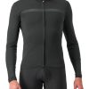 Trikots Langarm | Castelli Castelli Pro Thermal Mid Langarm Trikot Herren Schwarz