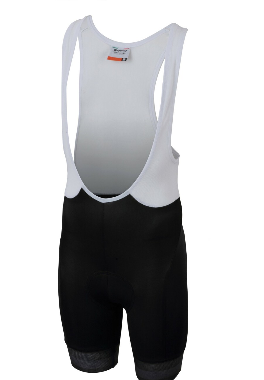 Kinderhosen | Sportful Sportful Tour 2.0 Tragershorts Kinder Schwarz/Weis