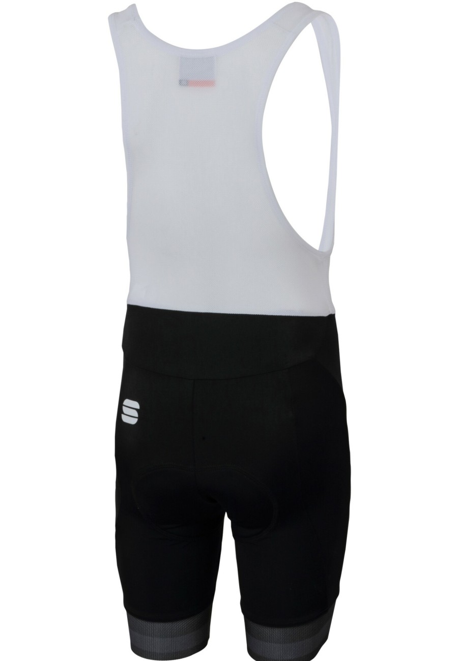 Kinderhosen | Sportful Sportful Tour 2.0 Tragershorts Kinder Schwarz/Weis