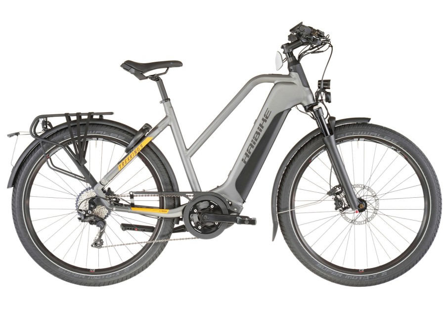 E-Bikes Trekking | HAIBIKE Haibike Trekking S 10 Trapez Grau