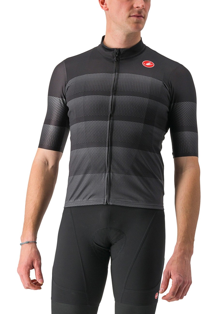 Trikots Kurzarm | Castelli Castelli Livelli Trikot Herren Schwarz