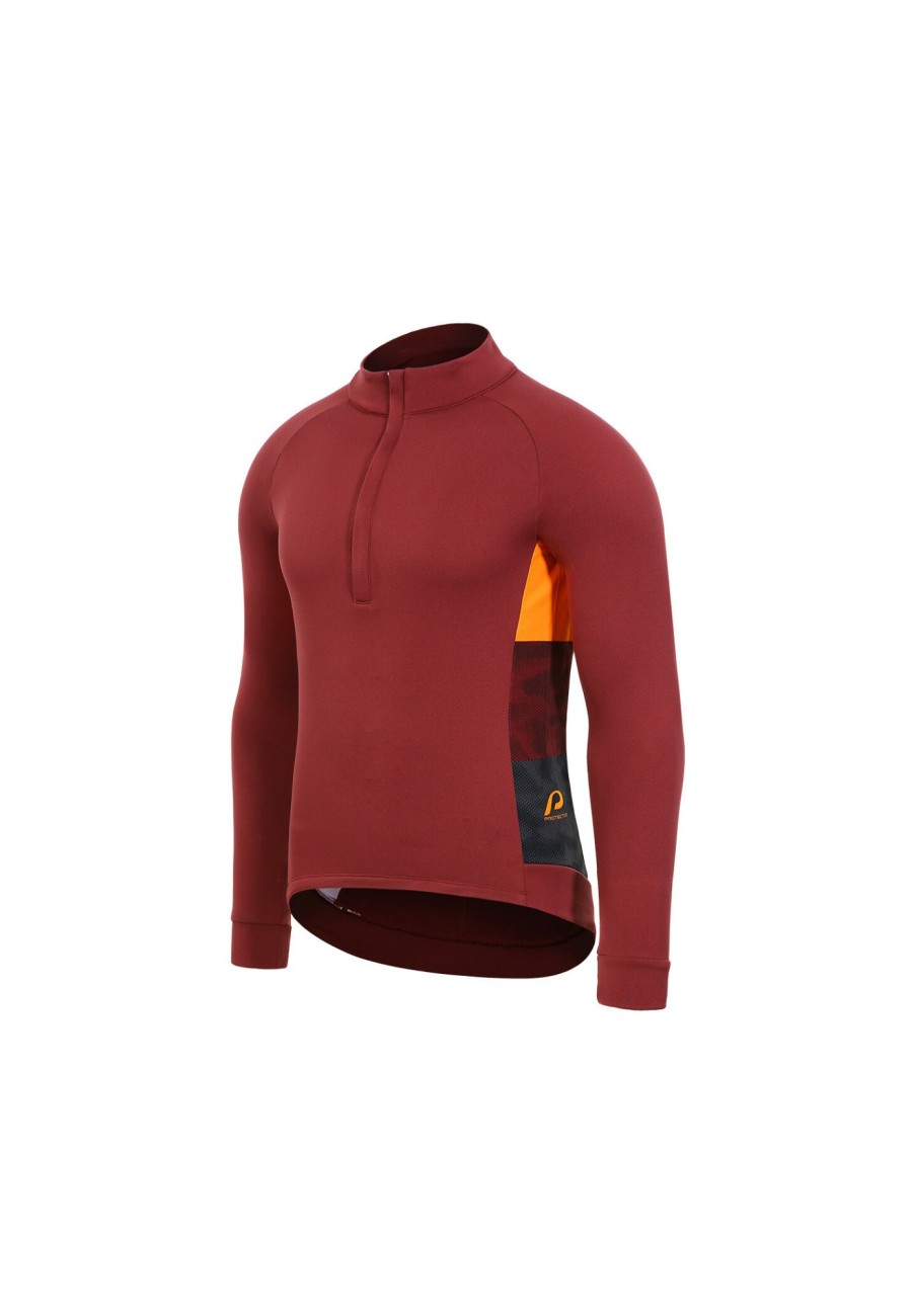 Streetwear | Protective Protective P-Cruising Langarm Pullover Herren Rot