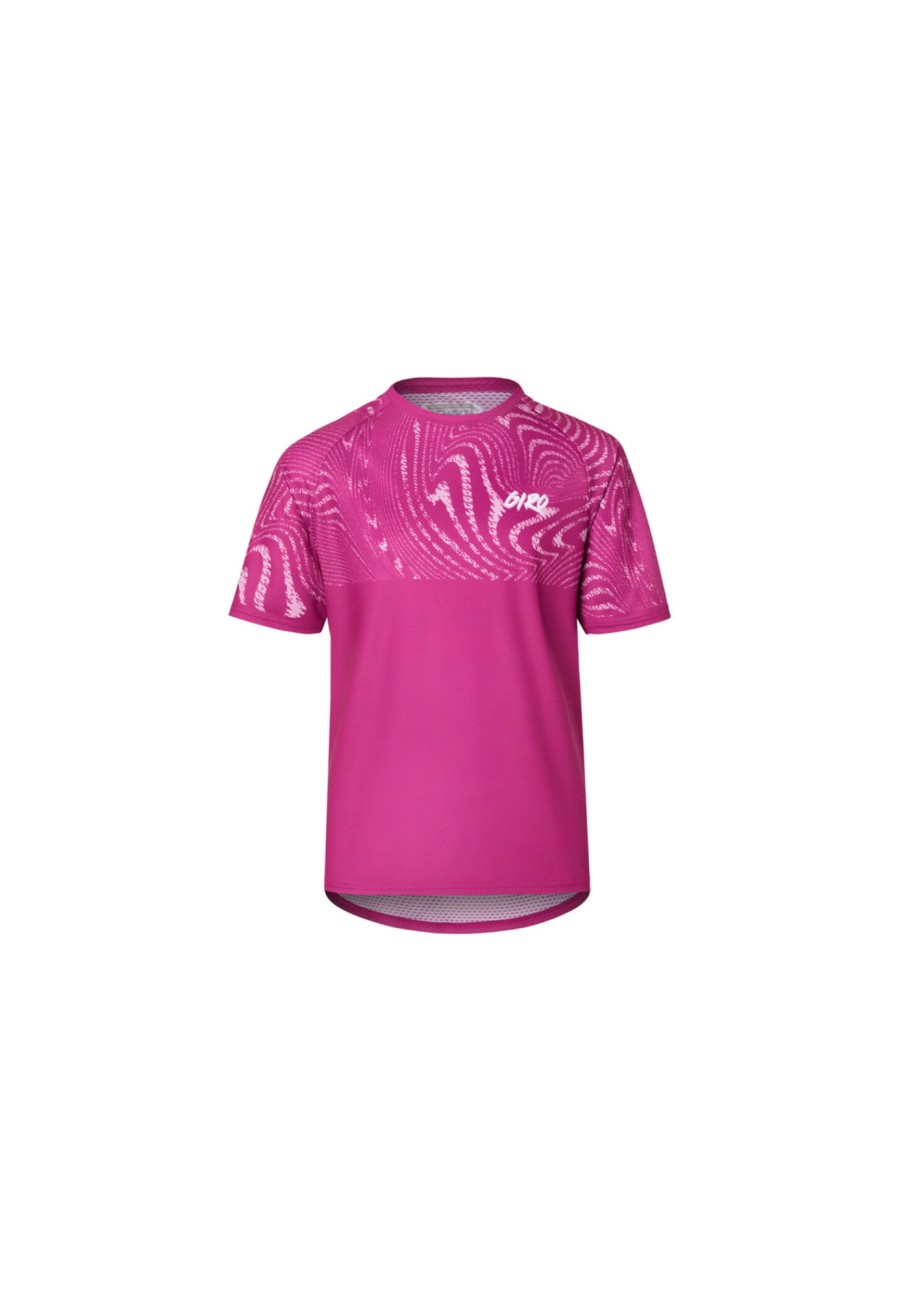 Kindertrikots | Giro Giro Roust Kurzarm Trikot Jugend Pink