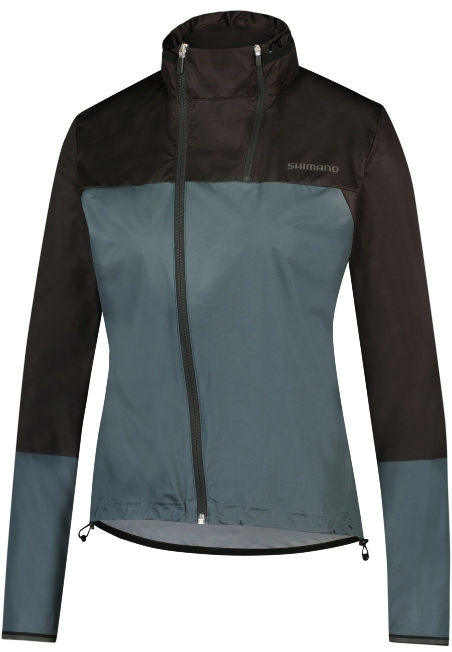 Mtb Jacken | Shimano Shimano Kumano Jacke Damen Schwarz/Grau