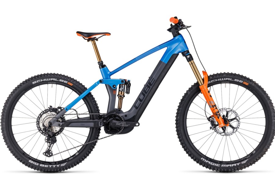 E-Mountainbikes | Cube Cube Stereo Hybrid 160 Hpc Actionteam 750 Blau/Schwarz