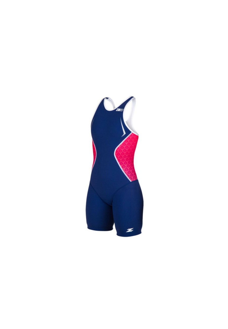 Triathlonanzuge | Z3R0D Z3R0D Racer Pink Lotus Armelloses Trifunction Damen Blau/Pink