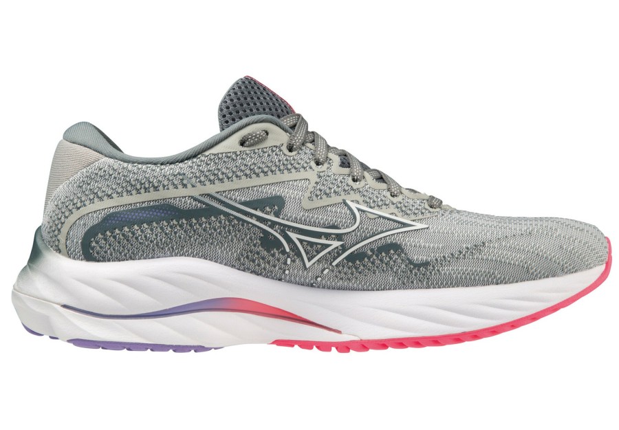 Laufschuhe | Mizuno Mizuno Wave Rider 27 Schuhe Damen Grau