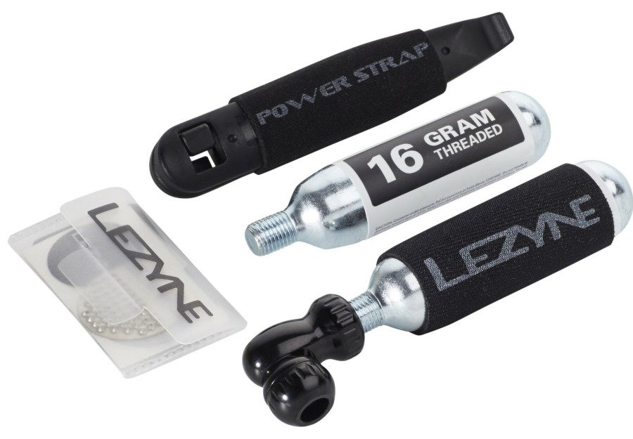 Pumpen | Lezyne Lezyne Caddy Kit + Caddy Sack Combo Co2 Reifen Reparatur Kit Schwarz