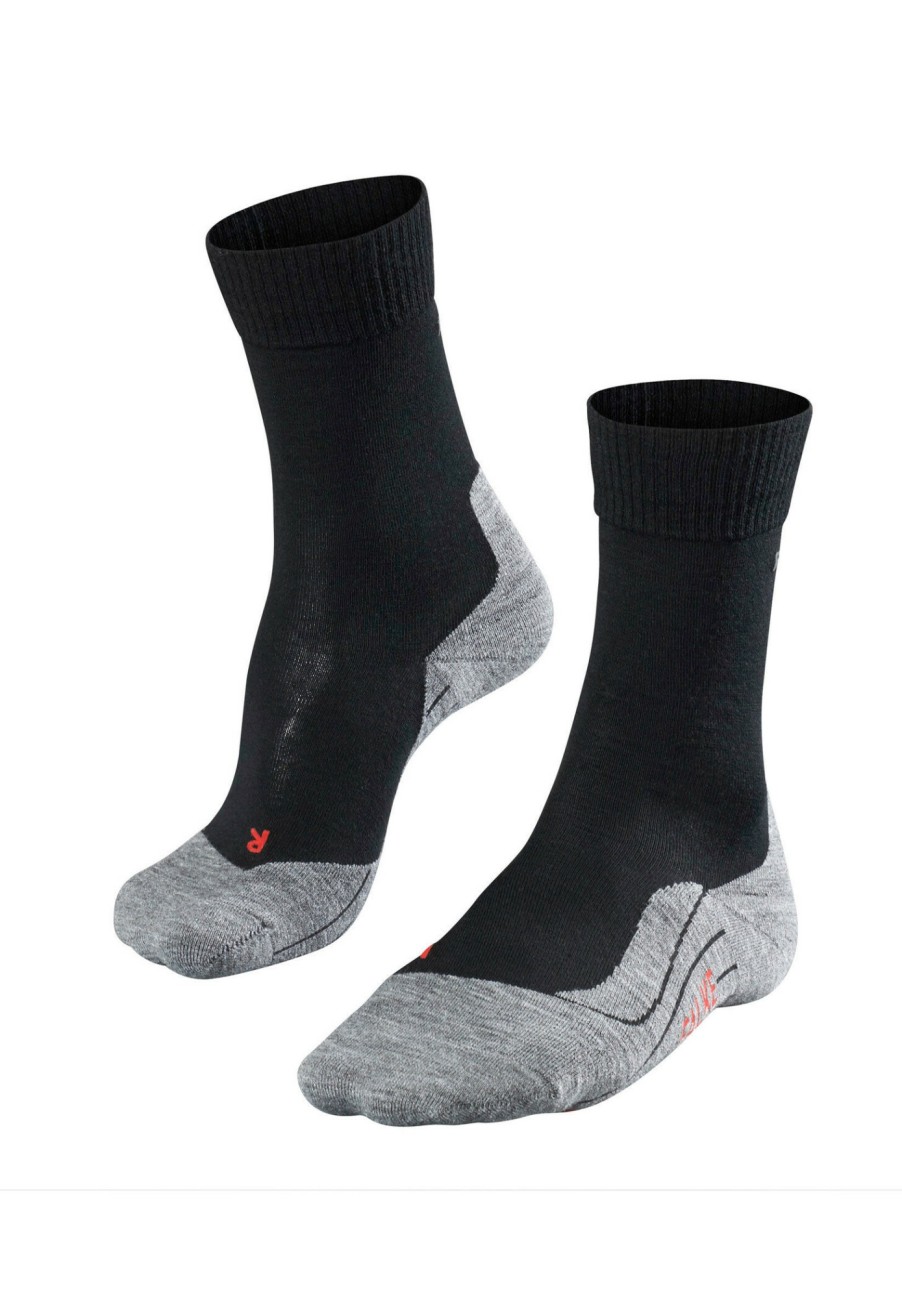 Socken | Falke Falke Tk5 Trekking Socken Damen Schwarz/Grau