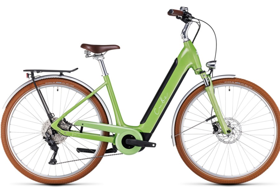 E-Bikes City | Cube Cube Ella Ride Hybrid 500 Easy Entry Grun