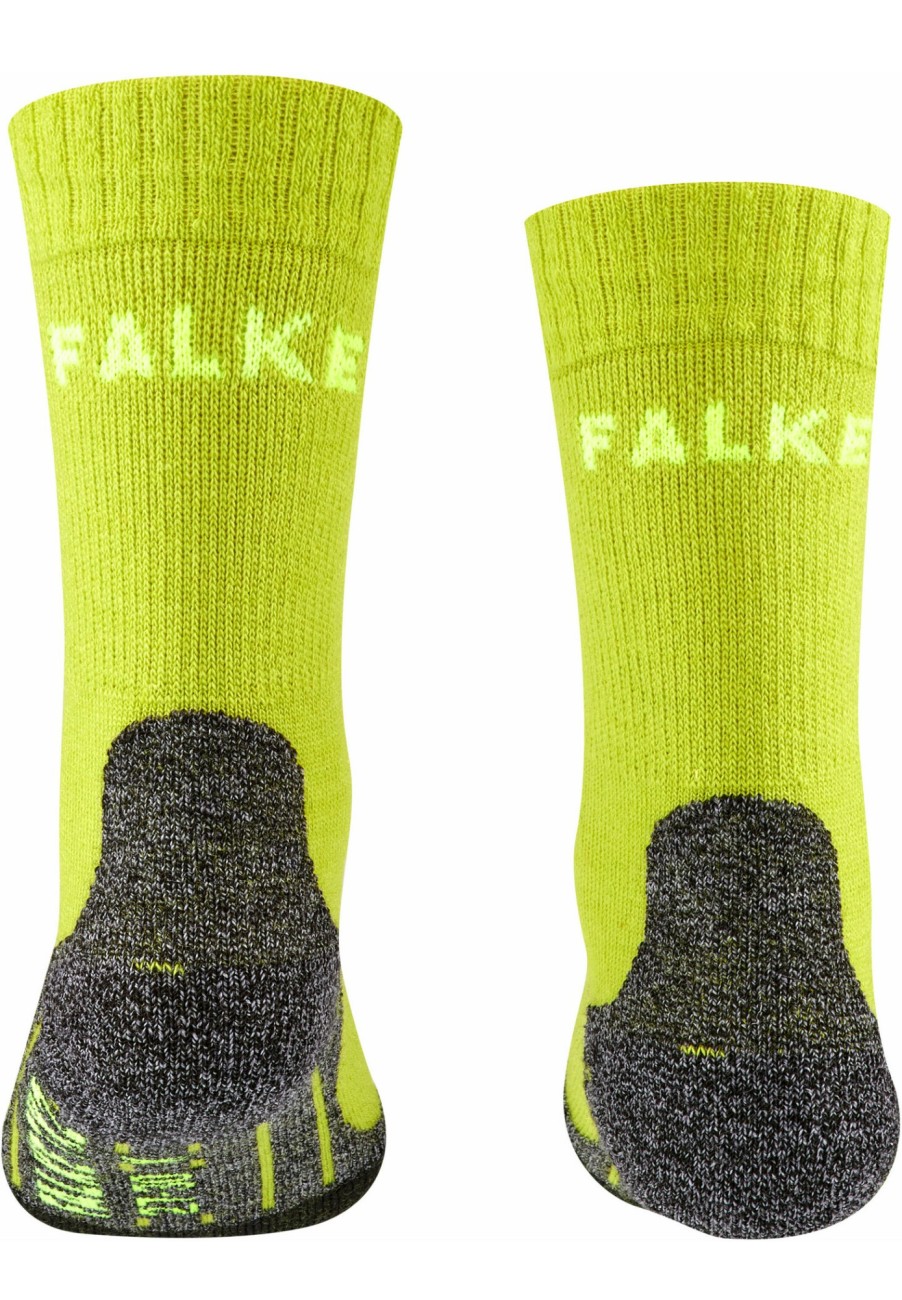 Socken | Falke Falke Tk2 Trekking Socken Kinder Gelb/Grau