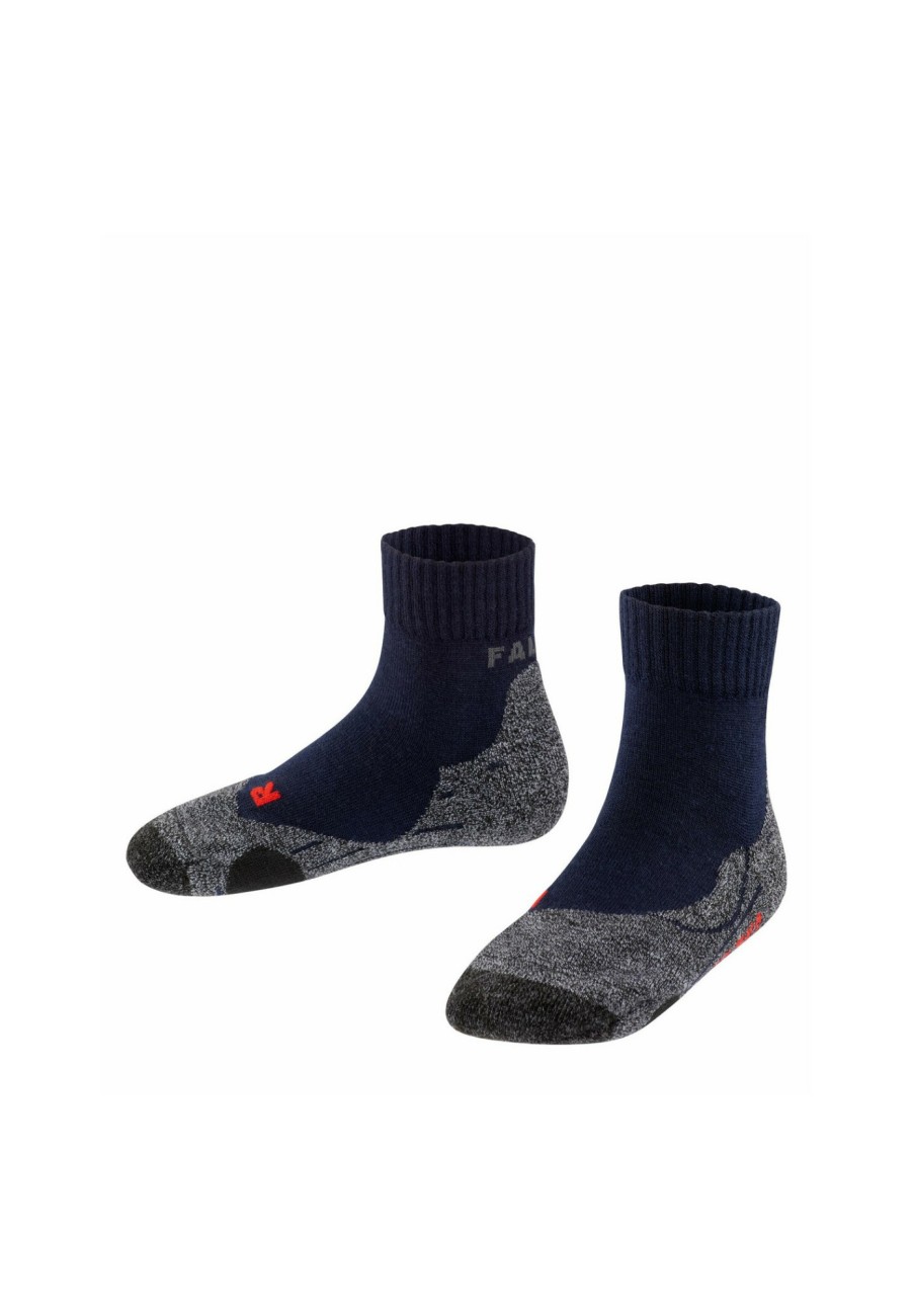 Socken | Falke Falke Tk2 Kurze Socken Kinder Blau/Grau