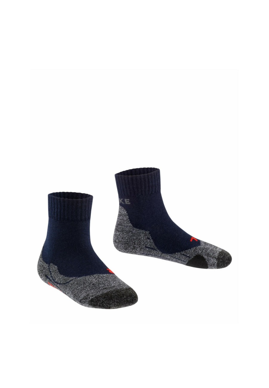 Socken | Falke Falke Tk2 Kurze Socken Kinder Blau/Grau