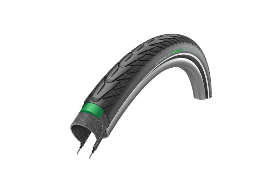 E-Bike Teile | SCHWALBE Schwalbe Energizer Plus Performance Drahtreifen E-50 Addix.E Reflex 28X1.50" Schwarz