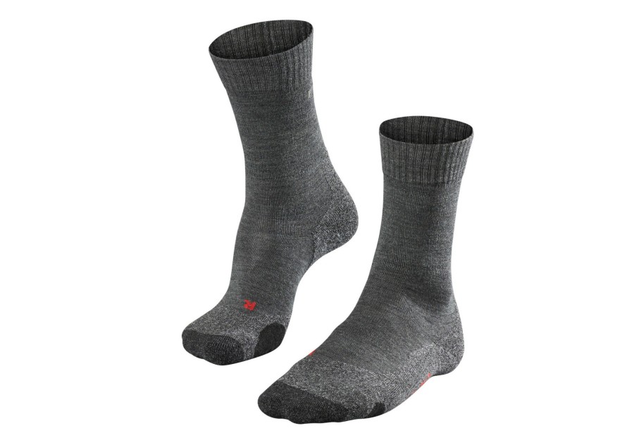 Socken | Falke Falke Tk2 Crest Trekking Socken Damen Grau