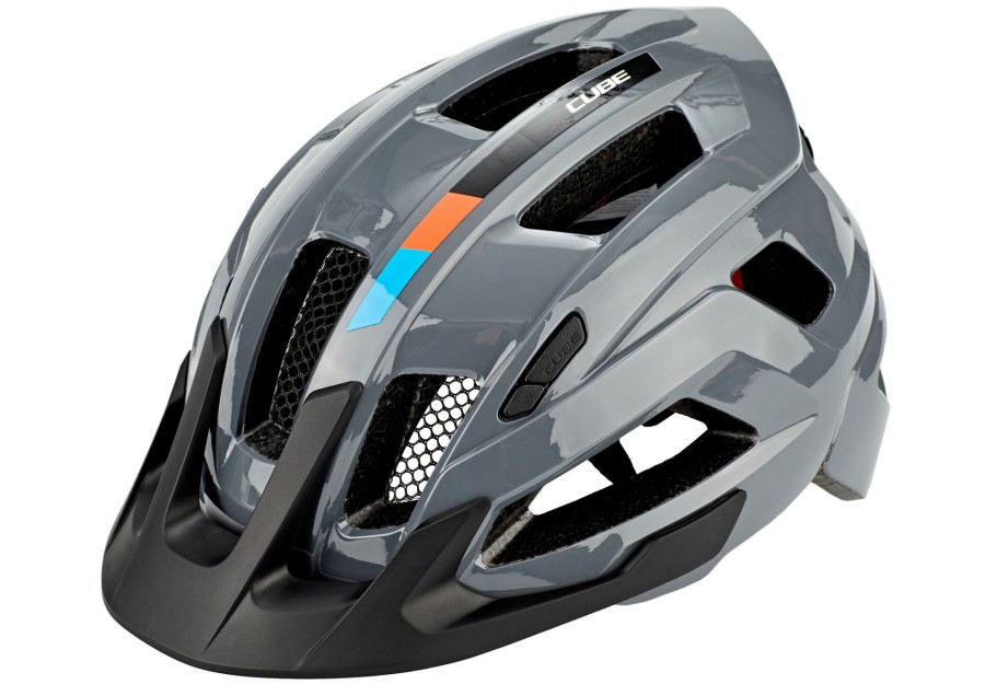 Enduro Helme | Cube Cube Steep X Actionteam Helm Grau