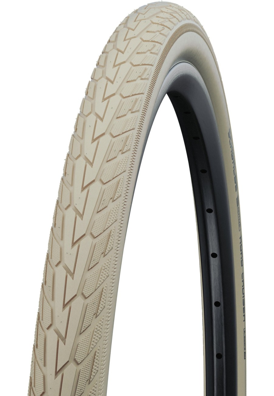 Reifen | SCHWALBE Schwalbe Road Cruiser Drahtreifen 26X1.75" K-Guard Active Reflex Beige