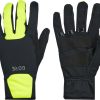 Handschuhe | GOREWEAR Gorewear M Gore Windstopper Thermo Handschuhe Schwarz/Gelb