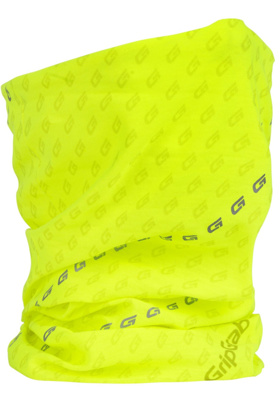 Kopfbedeckungen | GripGrab Gripgrab Multifunctional Reflektierender Hi-Vis Nackenwarmer Gelb