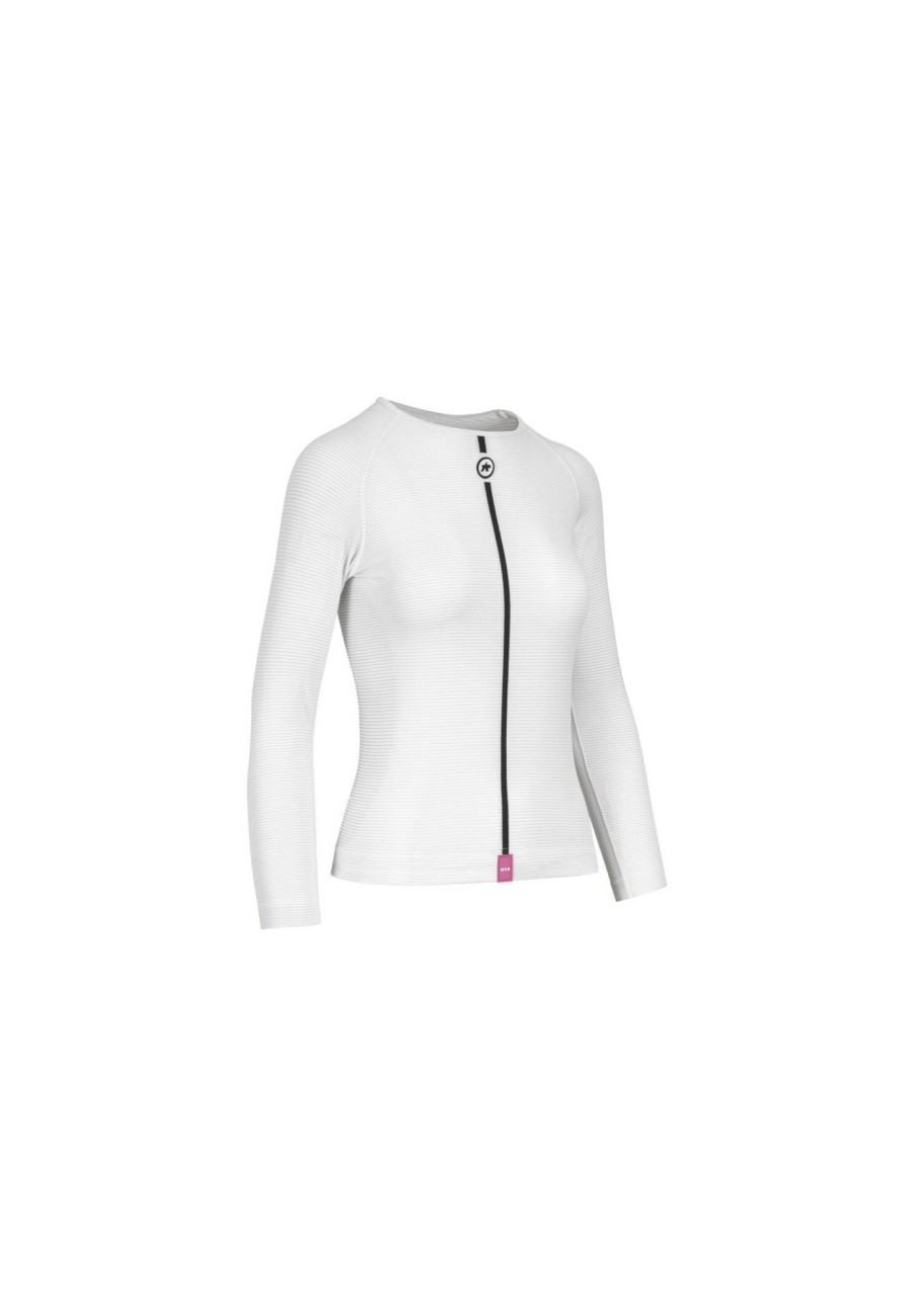 Langarm Shirts | ASSOS Assos Sommer Langarm Skinlayer Damen Weis